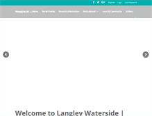 Tablet Screenshot of langleywaterside.org